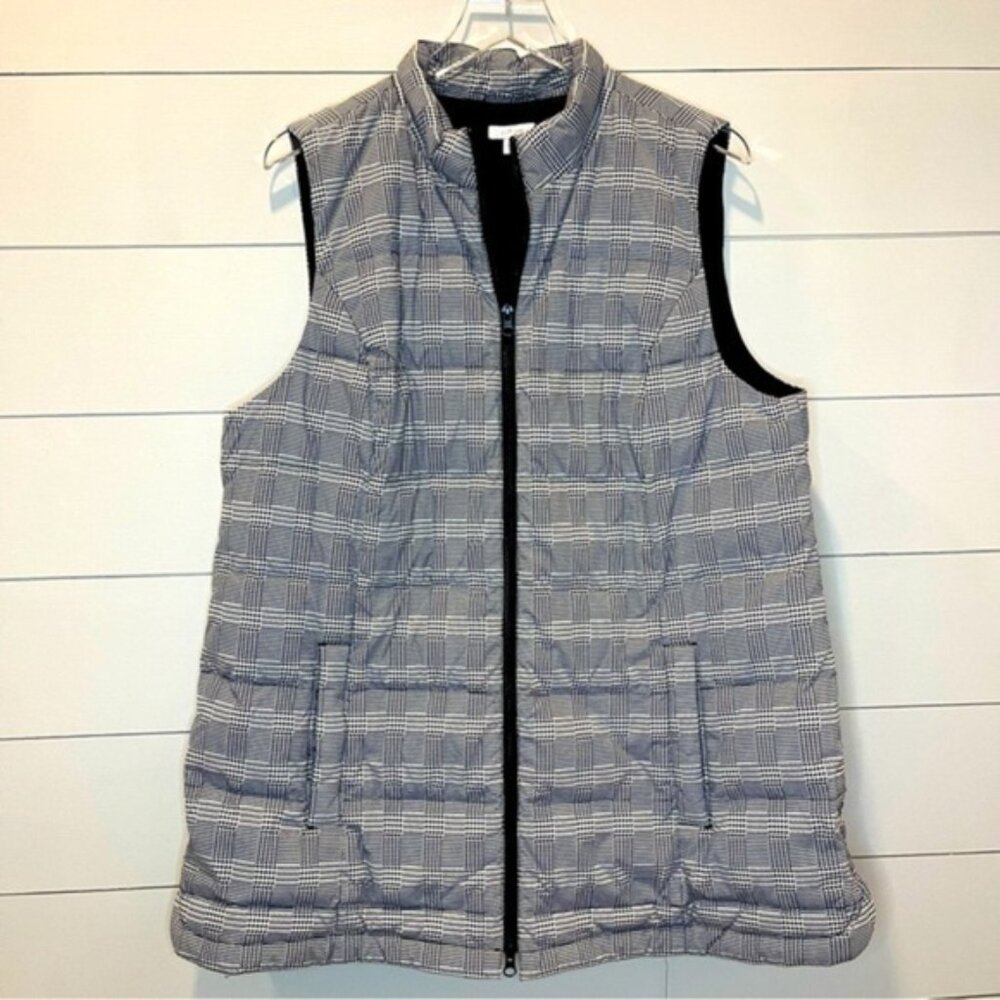 J Jill  Down Filled Puffer Vest Womens Size XL